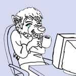 canine chair coffee computer desk meme mug reaction tagme 