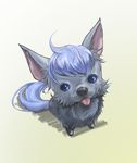  blue_eyes dog goru_(cure_golgom) no_humans precure smile_precure! solo tongue wolfrun 