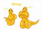  big_breasts breast_fondling breasts comparison dragon-heart female feral fondling huge_breasts mango multiple_forms reptile scalie snake squeeze squish 