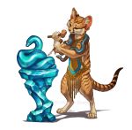  2019 4_toes 5_figners anthro barefoot cat clothed clothing digital_media_(artwork) digitigrade feline feral mammal reptile scalie simple_background snake solo standing toes whiskers white_background wolf-nymph 