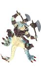  absurdres aeon_calcos axe bandai_namco dual_wielding highres lizardman monster namco_bandai no_humans official_art soul_calibur soul_calibur_v soulcalibur_v weapon 