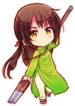  1girl axis_powers_hetalia chibi long_hair lowres oar solo vietnam_(hetalia) 