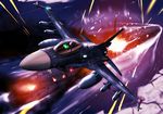  ace_combat_5 aircraft airplane battle dutch_angle explosion f-2 fighter_jet flying hrimfaxi ice jet military military_vehicle missile night night_sky no_humans ocean perspective pilot sky submarine tracer_bullets watercraft zephyr164 