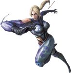  1girl absurdres blonde_hair bodysuit capcom highres nina_williams official_art solo street_fighter street_fighter_x_tekken tekken 