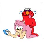 absurd_res alarm_clock amy_rose anthro clock doggystyle duo elmo female from_behind_position happy happy_sex hi_res male male/female muppets sega sex sonic_the_hedgehog_(series) unsatisfied