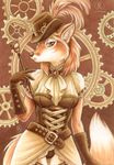  breasts canine female fox hat kacey mammal scepter solo steampunk 