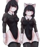 absurd_res anthro clothing duo felid feline female hi_res maid_uniform mammal softspecies solo uniform