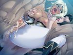  ahegao anal ass breasts cara_the_blood_lord censored clothed_female_nude_male cum cum_in_ass cum_in_pussy cum_inside dark_skin double_penetration fucked_silly group_sex kagami kagami_hirotaka large_breasts lilith-soft nipples panties panties_aside penis saliva testicles underwear vaginal 