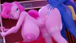 16:9 3d_(artwork) anthro balls big_breasts big_butt bodily_fluids breasts butt cum digital_media_(artwork) duo female friendship_is_magic genital_fluids genitals hasbro hi_res huge_breasts huge_butt male male/female my_little_pony nipples nude penis sex symm widescreen