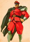  1boy abs armor boots capcom cape greaves hat highres m_bison male male_focus marvel marvel_vs._capcom marvel_vs._capcom_2 marvel_vs_capcom marvel_vs_capcom_2 muscle no_pupils official_art pauldrons peaked_cap pectorals solo street_fighter vambraces vega 