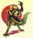 5_fingers anthro biped canid canine canis claws countershade_face countershade_fur countershade_torso countershading fingers fur hi_res male mammal potachi solo tail wolf