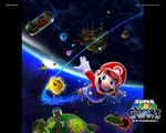  airship black_hale chiko_(mario) facial_hair flying game gloves hat luma male male_focus mario mario_(series) mustache nintendo official_art overalls planet space super_mario_bros. super_mario_galaxy 