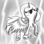  female freindship_is_magic friendship_is_magic greyscale help_me_tag_im_new_to_this horn horse lightning lightning_flash_(mlp) lightning_storm lightningflash_(mlp) low_res mammal monochrome my_little_pony pony storm winged_unicorn wings 