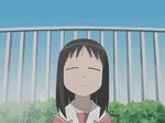  animated animated_gif azumanga_daiou duplicate kasuga_ayumu lowres school_uniform solo yawning 