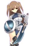  armor kobayashi_chisato long_hair monster_hunter shield solo sword weapon 