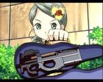  bullpup doll gun kanaria lowres p90 rozen_maiden solo submachine_gun third-party_edit weapon 