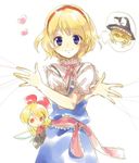  alice_margatroid bad_id bad_pixiv_id bangs blonde_hair blue_eyes kiris kirisame_marisa lowres shanghai_doll solo touhou 