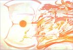  axe highres male_focus multiple_boys orange_(color) polearm sanada_yukimura_(sengoku_basara) sarutobi_sasuke sengoku_basara shuriken spear takeda_shingen_(sengoku_basara) tsuchibayashi_makoto weapon 