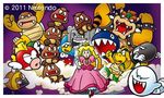  boo boom_boom bowser bullet_bill chain_chomp cheep_cheep goomba koopa lowres magikoopa mario_(series) nintendo official_art peach princess_peach super_mario super_mario_3d_land super_mario_bros. thwomp 