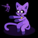 animated black_background catnap_(poppy_playtime) chibi domestic_cat felid feline felis five_nights_at_freddy&#039;s hi_res jewelry krinjuicy male mammal meme moon necklace poppy_playtime purple_body purple_guy_(fnaf) scottgames simple_background smiling_critters solo