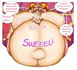 absurd_res anthro areola belly big_belly big_breasts big_butt blush bodily_fluids bovid breast_expansion breasts butt caprine comic cum cum_inflation cum_inside digital_media_(artwork) english_text expansion female fur genital_fluids growth hair hi_res horn huge_belly huge_breasts huge_butt hyper hyper_belly hyper_breasts hyper_pregnancy immobile inflation lactating mammal milk morbidly_obese navel neo_geppetto nipples nude obese obese_anthro obese_female open_mouth overweight overweight_anthro overweight_female pregnant remi_(neo_geppetto) sheep simple_background smile solo teats text thick_thighs udders weight_gain wide_hips