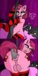 earth_pony equid equine feral hair hasbro horse male male/male mammal mlp118edit my_little_pony pink_body pony ponytail sugar_cube_cherry_(mlp)