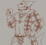 abs clothing hi_res male mr_sharky robe sketch solo wardrobe_malfunction