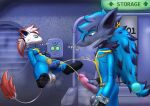 anthro bethesda_softworks big_penis bodily_fluids digital_drawing_(artwork) digital_media_(artwork) ejaculation emito fallout generation_1_pokemon generation_5_pokemon genital_fluids genitals hi_res kaimew legendary_pokemon male male/male mew_(pokemon) musk nintendo peeing_together penis pip-boy pokemon pokemon_(species) urine vault_dwellers_(fallout) vault_suit watersports zoroark