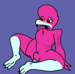 andromorph anthro avian bird blush dripping_pussy flamingo intersex masturbation nude plink_sooshey solo sushi_(plinksooshey)