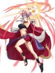  1girl alternate_costume animal_ears black_nails body_markings breasts cape commission commissioner_upload fire_emblem fire_emblem_fates fire_emblem_heroes green_hair grey_hair grey_tail highres medium_breasts multicolored_hair sandals stup-jam tail two-tone_hair velouria_(fire_emblem) wolf_ears wolf_girl wolf_tail 