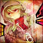  bad_id bad_pixiv_id green_hair hood hoodie kagerou_project kido_tsubomi long_hair looking_away matryoshka_(borscht) mekakushi_code_(vocaloid) red_eyes solo vocaloid 