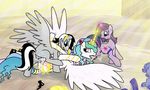  bisexual cum cum_in_pussy cum_inside cutie_mark equine female feral friendship_is_magic garter group group_sex horn lesbian licking male mammal my_little_pony oral oral_sex pegasus penetration penis princess princess_celestia_(mlp) royalty sex sotoco straight threesome tongue twilight_sparkle_(mlp) unicorn vaginal vaginal_penetration winged_unicorn wings 