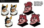 2024 absurd_res alternate_hairstyle anthro bat bear black_hair blarf022 brown_body brown_fur brown_hair english_text eyebrow_piercing facial_piercing fangs female freckles_on_face fur hair hair_bun hi_res honduran_white_bat leaf-nosed_bat mammal microbat piercing sherry_bear_(blarf022) solo teeth text twitter vranda_von_bat_(blarf022) white_body white_fur yangochiropteran