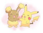  buneary bunny couple love lowres mouse no_humans pikachu pokemon pokemon_(anime) 