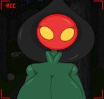 alien breasts camera close-up eyelashes female flatwoods_monster record recording trapmagius video_camera yellow_eyes 