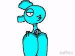 alien ambiguous_gender animated argonautstudios big_butt blue_body blue_skin butt digital_media_(artwork) frantok mechanical_arm pixel_(artwork) pixel_animation solo twerking unknown_artist