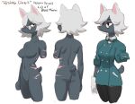 amputee anthro canid canine canis clothing colo disability domestic_dog eyewear female glasses gloves hair handwear helena_richter mammal military_uniform model_sheet scar short_hair solo uniform white_hair