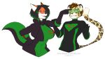 2019 5_fingers anthro ash_(ashkelling) big_breasts black_clothing black_gloves black_hair black_handwear bodysuit breasts brown_hair canid canine clothing dipstick_ears duo felid female fingers fox fur gloves green_highlights hair handwear highlights_(coloring) hypnotic_visor kittydee leopard male male/female mammal markings mind_control multicolored_body multicolored_bodysuit multicolored_clothing multicolored_ears multicolored_fur multicolored_skinsuit orange_body orange_fur pantherine skinsuit spots spotted_body spotted_fur story story_in_description superhero supervillain tail tight_clothing two_tone_body two_tone_bodysuit two_tone_clothing two_tone_fur two_tone_skinsuit white_body white_fur yellow_body yellow_fur zyla_garthori_(zylo_garoh)