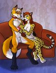  balls breasts canine cheetah collar duo feline female fox kadath male mammal nude sheath sofa straight 