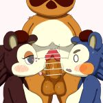 animal_crossing anthro balls big_breasts breasts canid canine censored erection eulipotyphlan female ffm genitals group group_sex hand_on_head heart_eyes heart_symbol hedgehog hi_res looking_at_genitalia looking_at_penis mabel_able male male/female mammal nintendo open_mouth penis raccoon_dog sable_able sex simple_background tanuki threesome tom_nook_(animal_crossing) tongue tongue_out trio zk_(artist)
