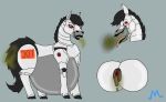 belly big_belly burping butt donut_pucker equid equine fart feces feral hi_res horse horsebot huge_belly invalid_tag machine mammal overweight pucker robot smelly