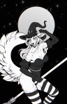 anthro canid canine clothed clothing costume female gloves halloween halloween_costume handwear hat headgear headwear hi_res holidays line_art looking_at_viewer magic_user mammal mask pinup pose road~abelgeym scull solo witch witch_costume witch_hat