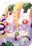 anus big_breasts blush breasts female generation_4_pokemon genitals hi_res huge_breasts legendary_pokemon multi_breast muscular nintendo nipple_piercing nipple_ring nipples piercing pokemon pokemon_(species) pubes pussy ranabysson regigigas ring_piercing slightly_chubby solo