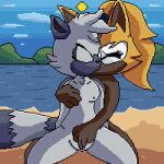 animated anthro breast_grab breasts canid canine canis duo eyes_closed female female/female fingering french_kissing fur genitals hand_on_breast hi_res idw_publishing kissing lawealewd lemur mammal nipples primate pussy sega sex sonic_the_hedgehog_(comics) sonic_the_hedgehog_(idw) sonic_the_hedgehog_(series) spread_legs spreading strepsirrhine tail tangle_the_lemur tongue tongue_out vaginal vaginal_fingering whisper_the_wolf wolf