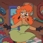 ai_generated bear female julie_bruin mammal tiny_toon_adventures warner_brothers