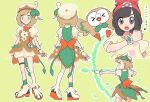  1girl archery aria_pkmn arrow_(projectile) beanie bird black_hair boots bow_(weapon) commentary_request cosplay decidueye decidueye_(cosplay) drawing_bow dress full_body gloves green_shorts grey_eyes hair_ornament hat highres holding holding_arrow holding_bow_(weapon) holding_weapon jewelry magical_girl open_mouth owl pokemon pokemon_(creature) pokemon_sm precure rowlet rowlet_(cosplay) selene_(pokemon) shirt short_hair shorts smile translation_request unofficial_precure_costume weapon z-ring 