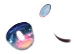  black_eyes bright_pupils commentary commission english_commentary eye_focus eyelashes firefly_(honkai:_star_rail) highres honkai:_star_rail honkai_(series) kayjae multicolored_eyes no_humans orange_eyes pink_eyes simple_background white_background white_pupils 