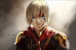  ace_(fft-0) bad_id bad_pixiv_id blonde_hair blood blood_on_face blue_eyes copyright_name final_fantasy final_fantasy_type-0 male_focus smile solo tekla 