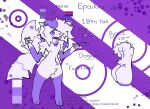 2_tails anthro canid canine canis collar curvy_figure domestic_dog epaikra eyewear glasses hair hi_res hourglass_figure humanoid long_hair male male/male mammal model_sheet multi_tail one_eye_obstructed sassy solo tail