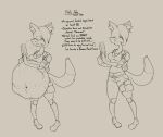 belly big_(disambiguation) bulge canid canine digestion expansion fallout fox hi_res holly_(disambiguation) hungry invalid_tag mammal model_sheet organs original_character sinfullapis squirming stomach swallowing true_fox vore